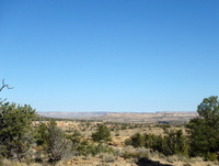 GDMBR: On the trail from Ojo Frio Spring to Felipe-Tafoya Land Grant.